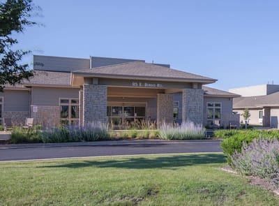 Exterior view of the assisted living facility