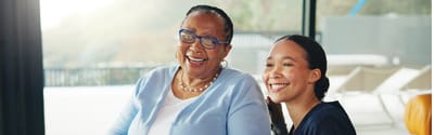 Cherokees Angel Personal Care Home, Nursing Home in Canton, GA — Smiling seniors and caregivers enjoying a joyful moment