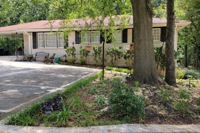 Cherokees Angel Personal Care Home, Nursing Home in Canton, GA — Senior living facility exterior with landscaped garden