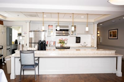 Interior view of a cozy kitchen area