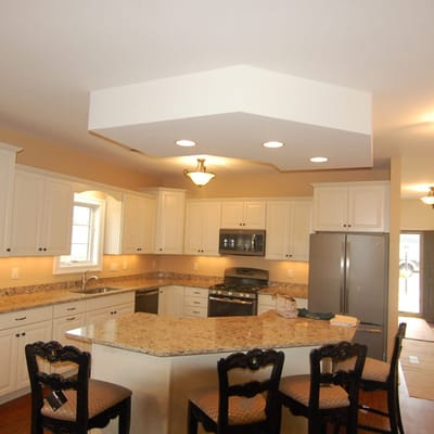Bright and modern kitchen area in the facility