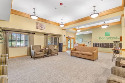 Interior common area with seating and decor