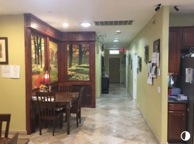 Interior view of the facility's common area