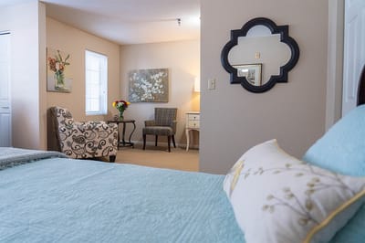 Cozy interior room with seating and decor