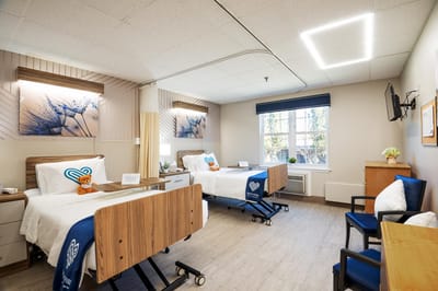 Bright, well-furnished resident bedroom with two beds