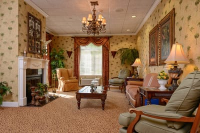 Cozy common area with comfortable seating