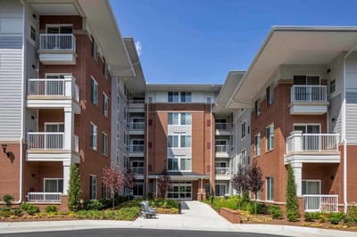 Exterior view of the assisted living facility