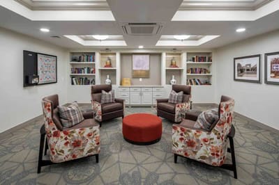 Cozy common area with comfortable seating