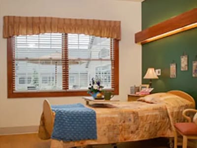 Cozy resident room with decorative touches