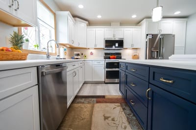 Modern kitchen in a senior living facility
