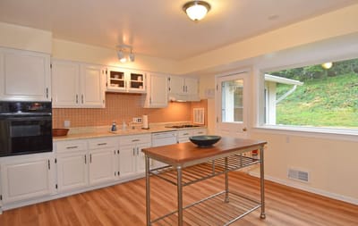 Bright and open kitchen with modern appliances