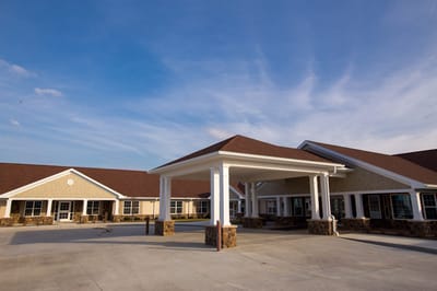 Exterior view of Meadow Grove Transitional Care building
