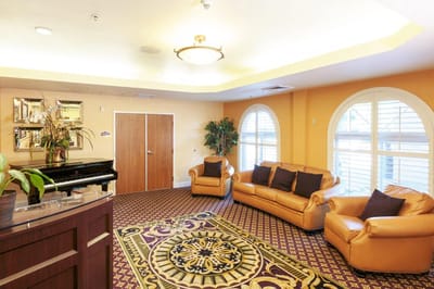 Interior common area with comfortable seating