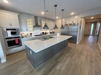 Bright kitchen in an assisted living facility