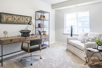 Cozy interior of a resident room with vintage decor