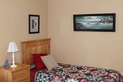 Cozy private resident room with decor