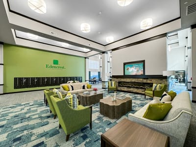 Bright and welcoming interior of a common living area