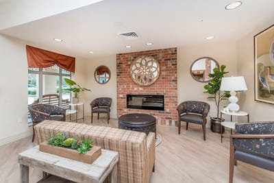 Interior common area with seating and decor