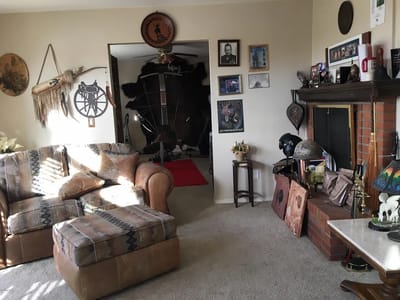 Cozy living space with furniture and decor