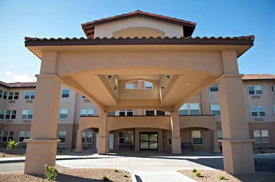 Exterior view of Joshua Springs Senior Living building