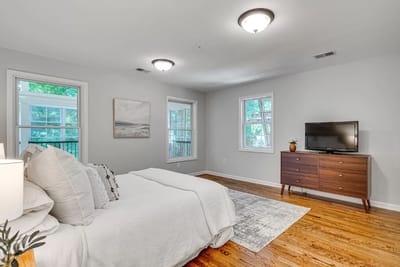 Cozy private resident room with natural light