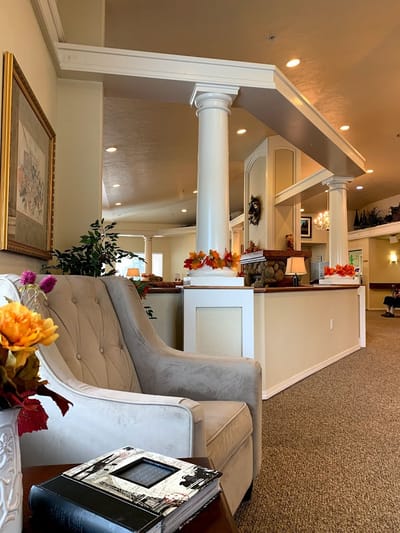 Interior view of a welcoming common area