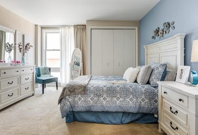 Cozy private resident room with modern decor