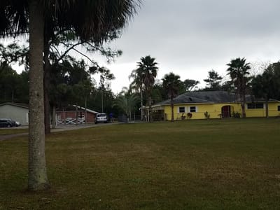 View of the assisted living facility and surrounding area