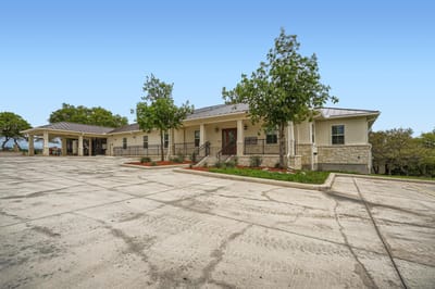 Front entrance of OneStone Oak Senior Living facility