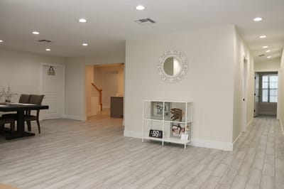Bright and spacious interior common area with modern decor