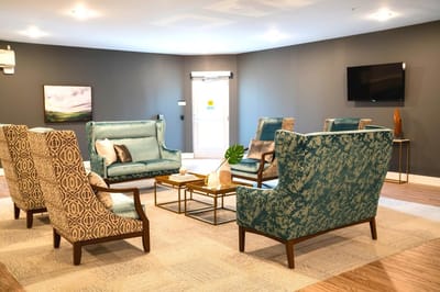 Cozy common area with comfortable seating