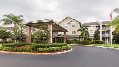 Exterior view of the Sky Active Desoto Beach Club entrance