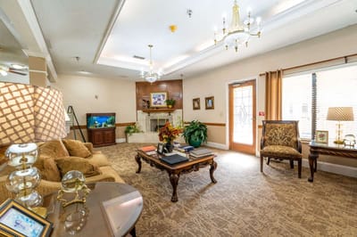 Interior common area with seating and decor