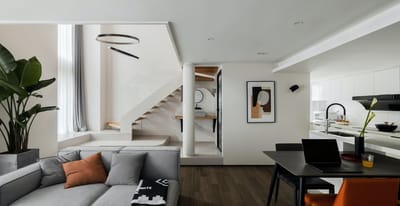 Modern interior of a common area in a facility
