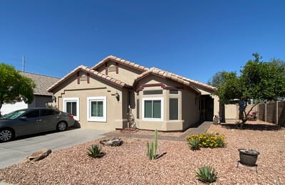 Front exterior of a senior living residential facility