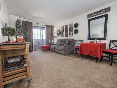 Cozy interior of a common living space