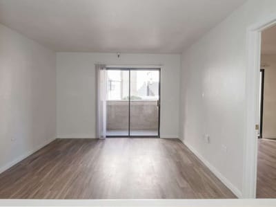 Empty resident room with natural light coming in