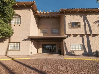 Exterior view of the entrance to Grand Court of Mesa