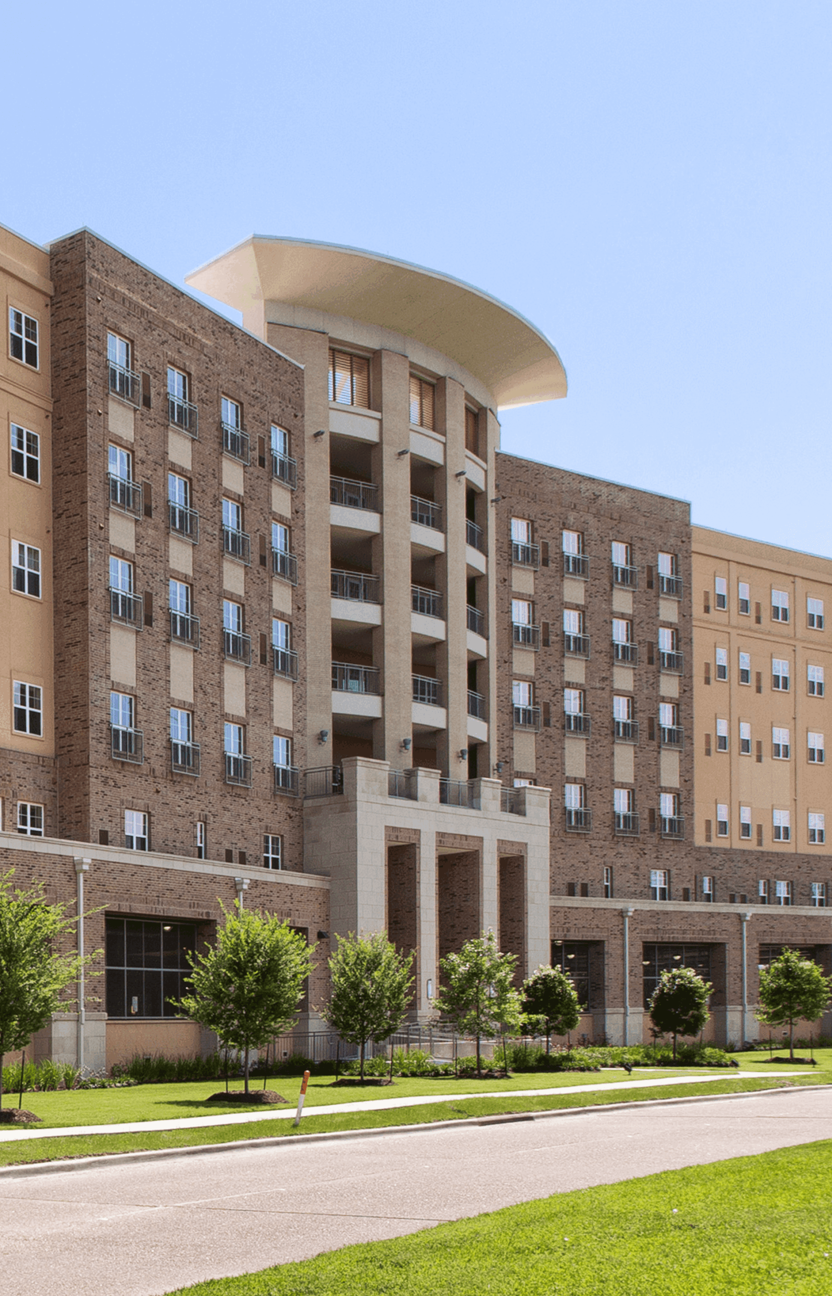 Exterior view of The Village of Meyerland facility