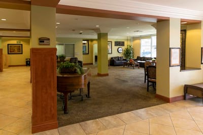 Interior common area with seating and decor