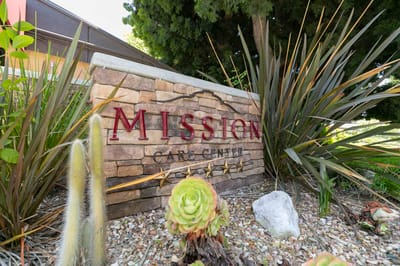 Facility sign for Mission Care Center
