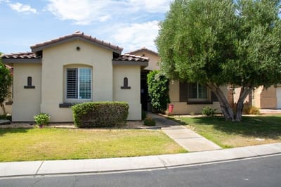 Exterior view of a home in a residential area.