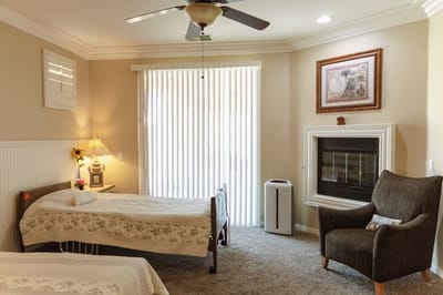 Cozy shared resident room with two beds