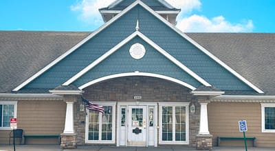 Front exterior view of Allouez Senior Living Village