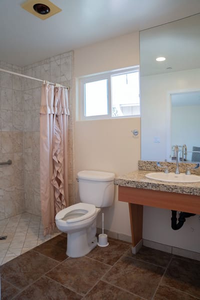 Bright and accessible bathroom with modern fixtures