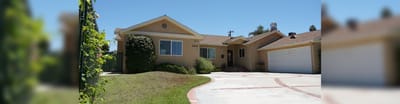 Exterior view of a nursing home building.