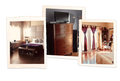 Cozy private resident room with furniture and decor.