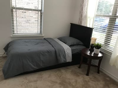 Cozy private room in an assisted living facility