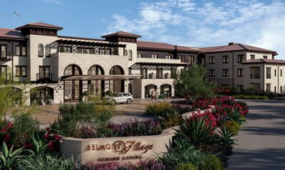 Exterior view of Belmont Village senior living facility