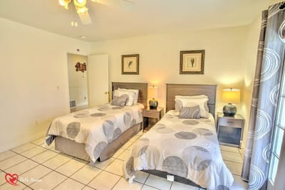 Shared bedroom in a senior living facility
